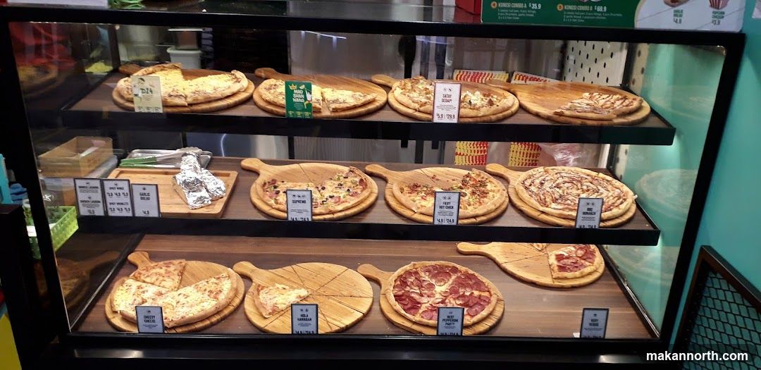 Pizzas and Sides Display