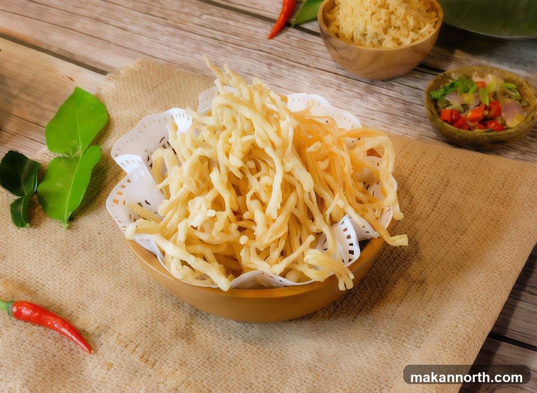 Crispy Fried Enoki Mushrooms