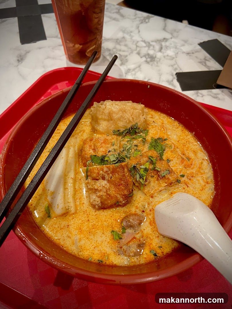 Laksa with Tofu and Meat