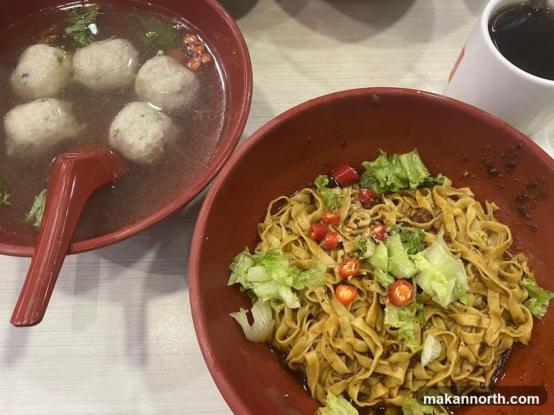 Noodles and Soup with Fish Balls