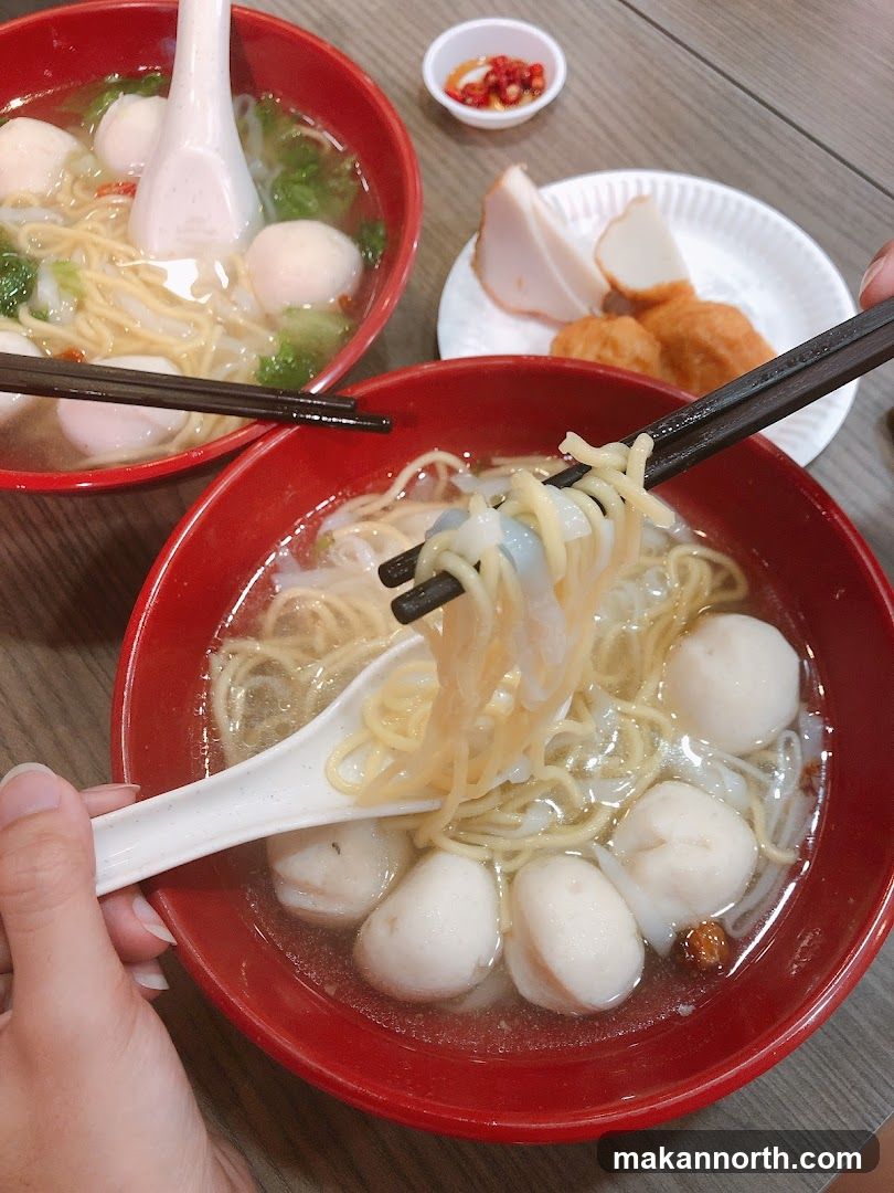 Noodle Soup with Fish Balls