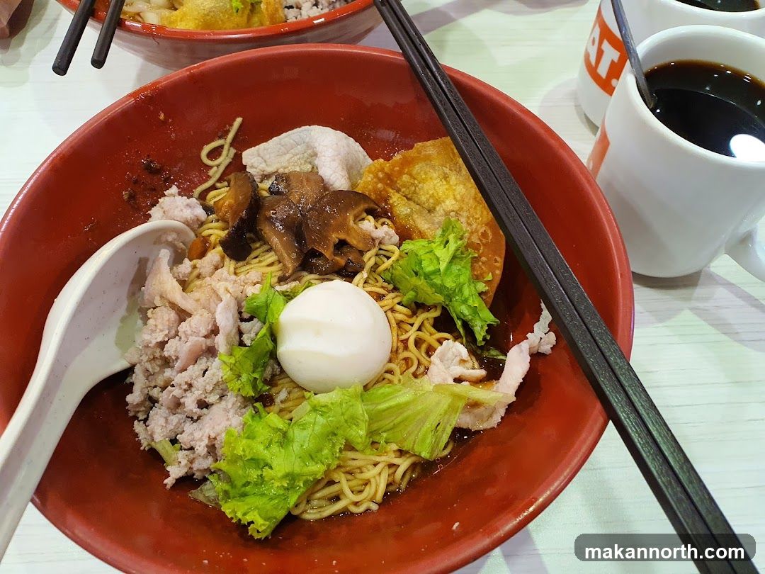 Noodle Dish with Coffee
