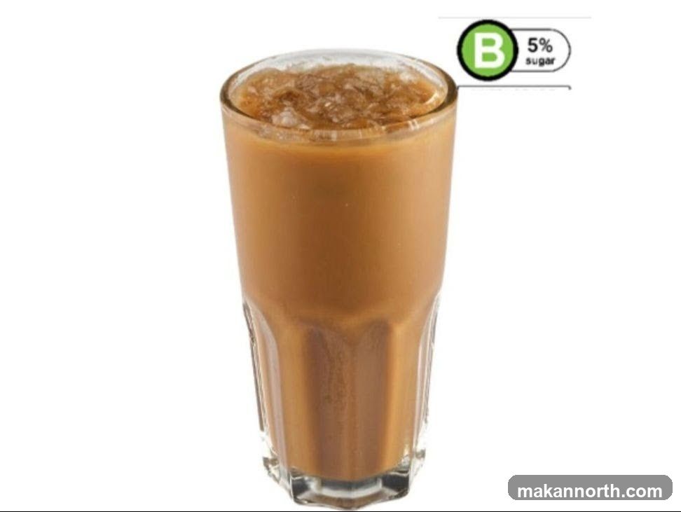 Iced Coffee with 5% Sugar