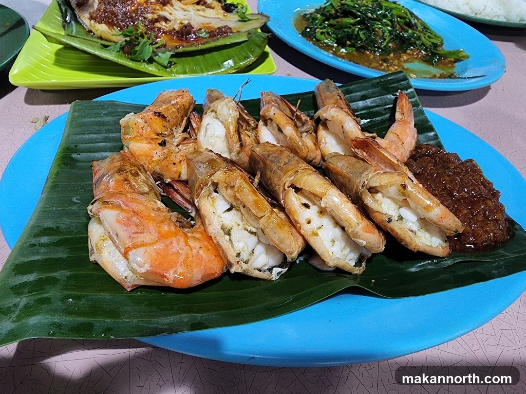 Grilled Prawns with Sambal