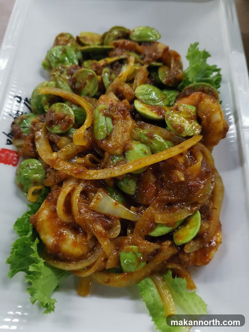 Stir-fried Petai with Shrimp