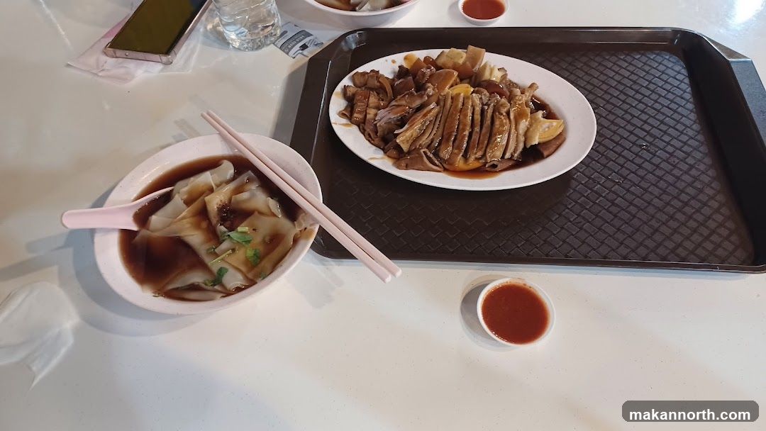 Assorted Meat Platter and Noodle Soup