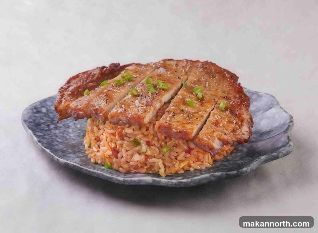 Pork Chop with Fried Rice