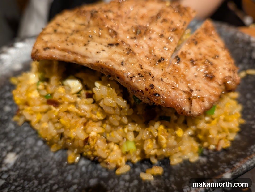 Salmon and Fried Rice