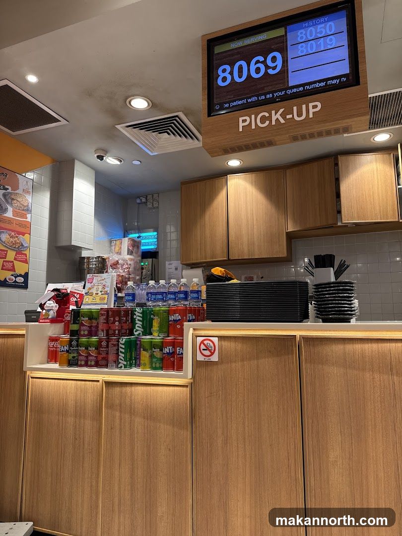 Pick-Up Counter with Queue Display