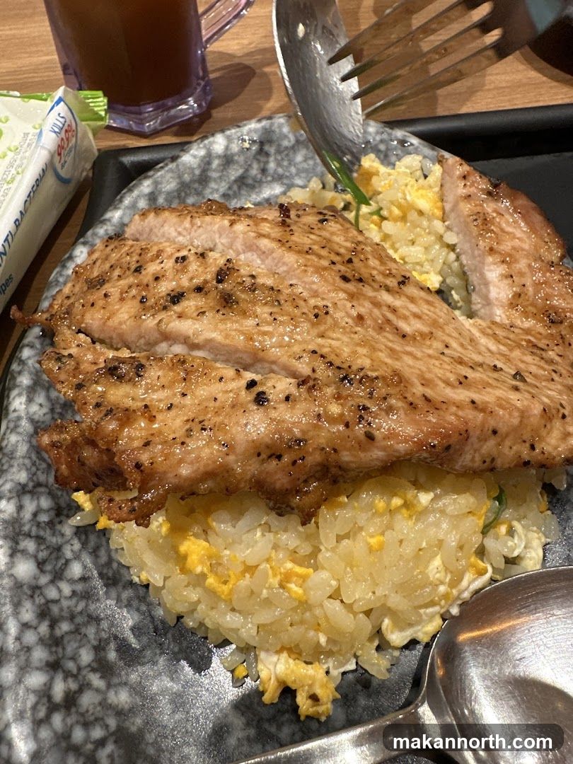 Pork Chop with Fried Rice