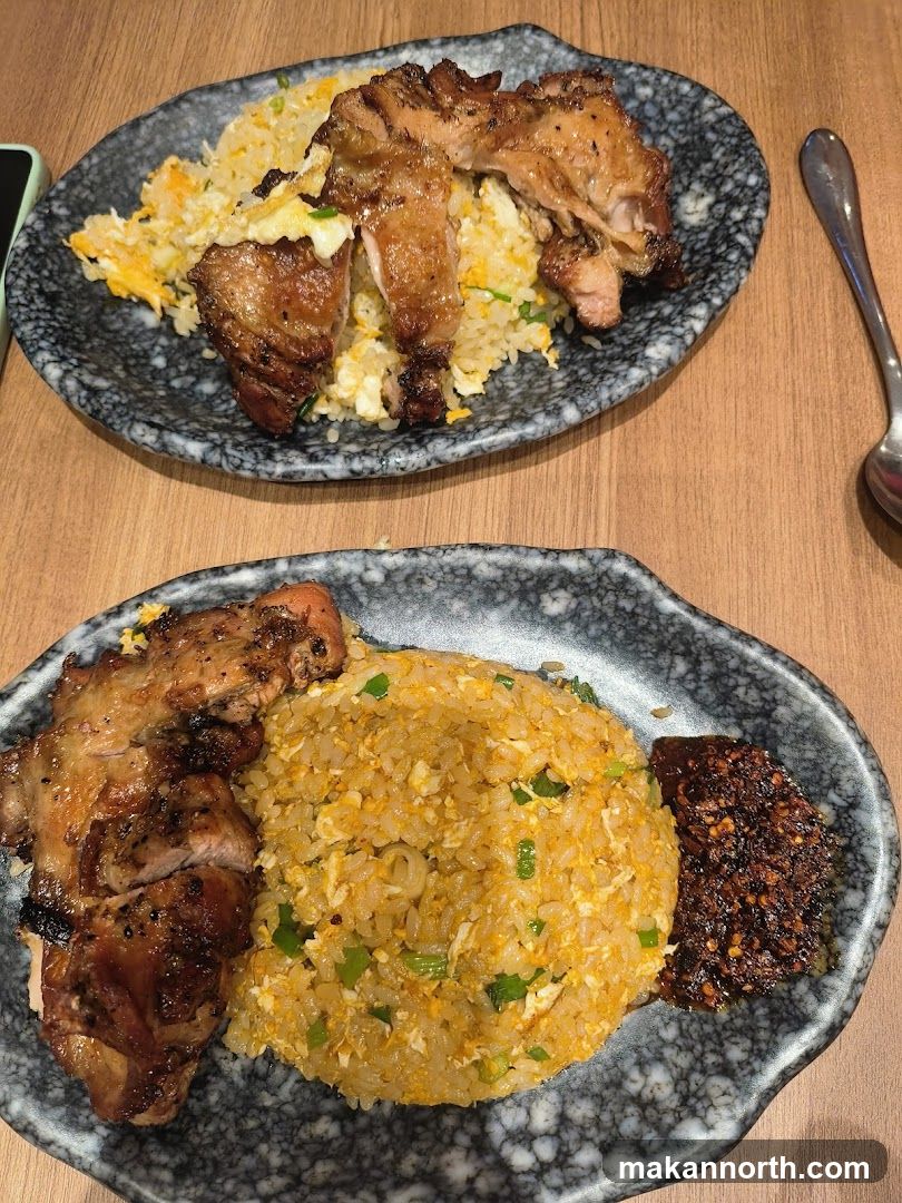 Fried Rice with Grilled Chicken