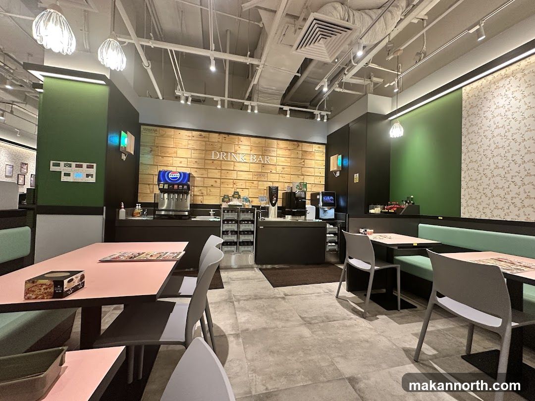Restaurant Interior with Drink Bar