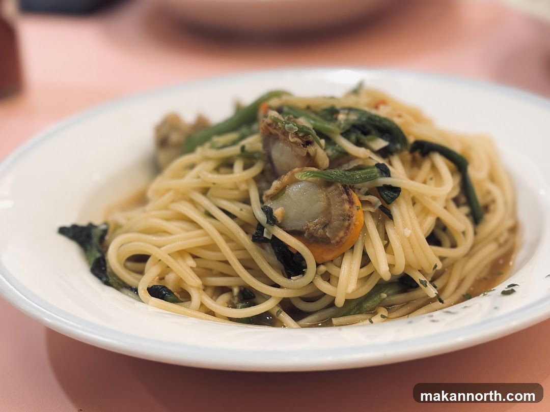 Scallop and Vegetable Pasta