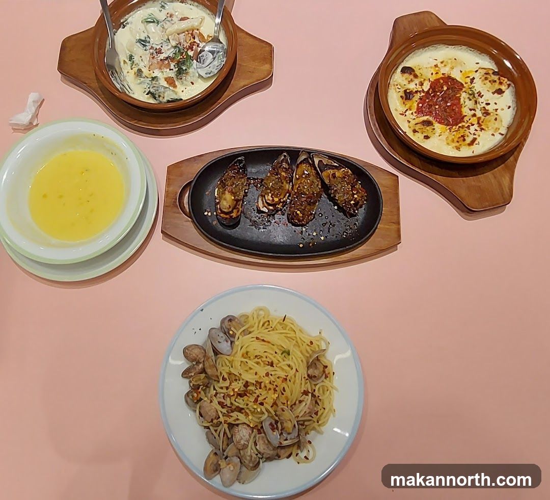 Assortment of Italian Dishes