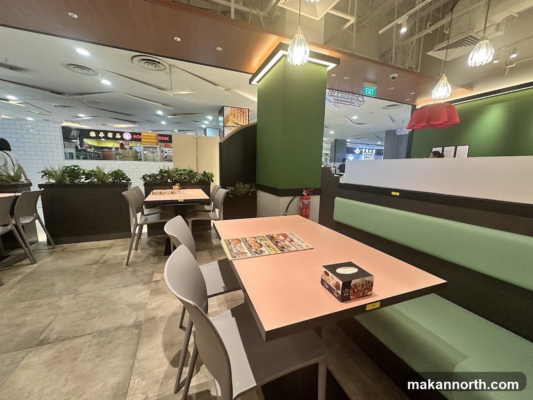 Restaurant Interior with Booth Seating