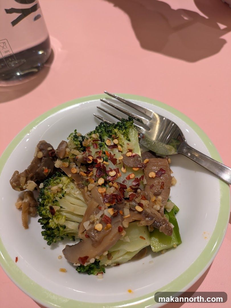 Broccoli and Mushroom Dish