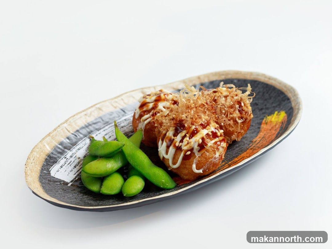 Takoyaki and Edamame