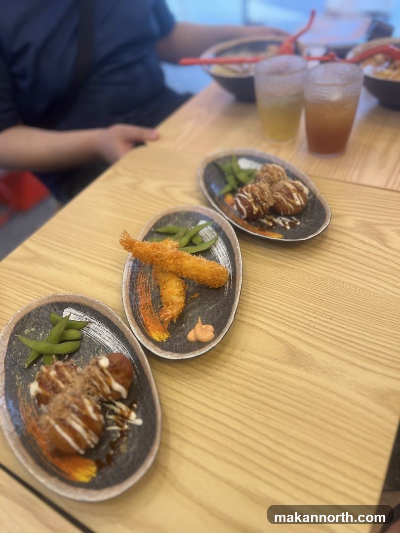 Appetizers and Drinks on Table
