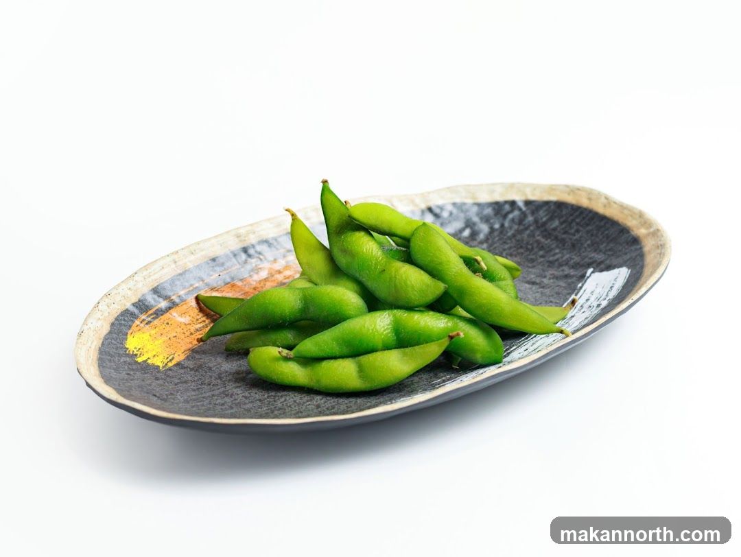 Edamame on a Plate