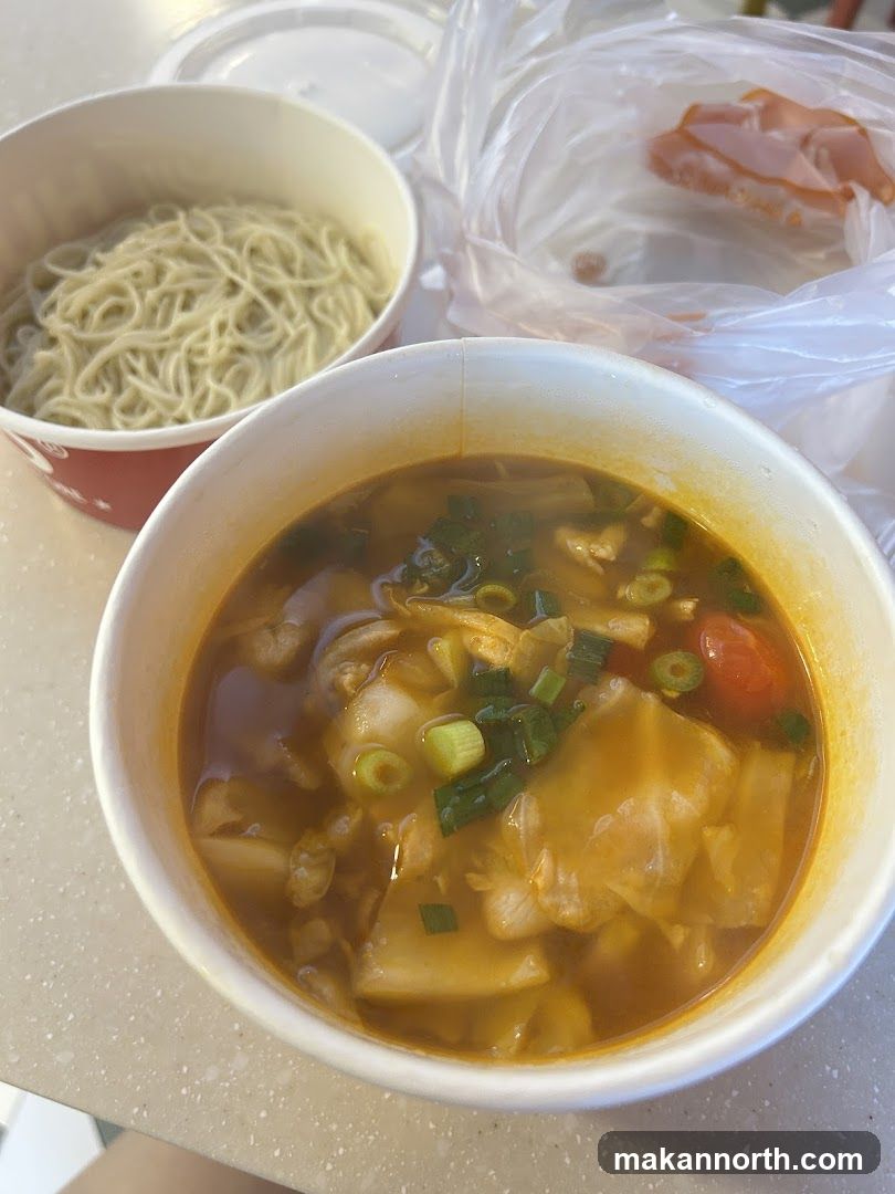 Noodle Soup and Side Dish