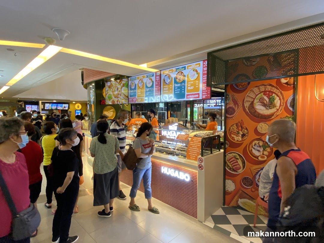 Food Stall with Customers
