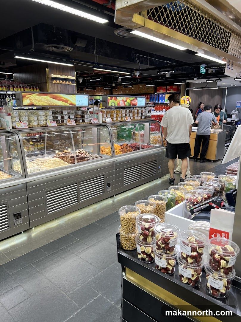 Dried Fruits and Nuts Display