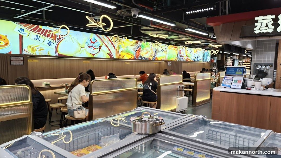 Restaurant Interior with Decorative Wall Art