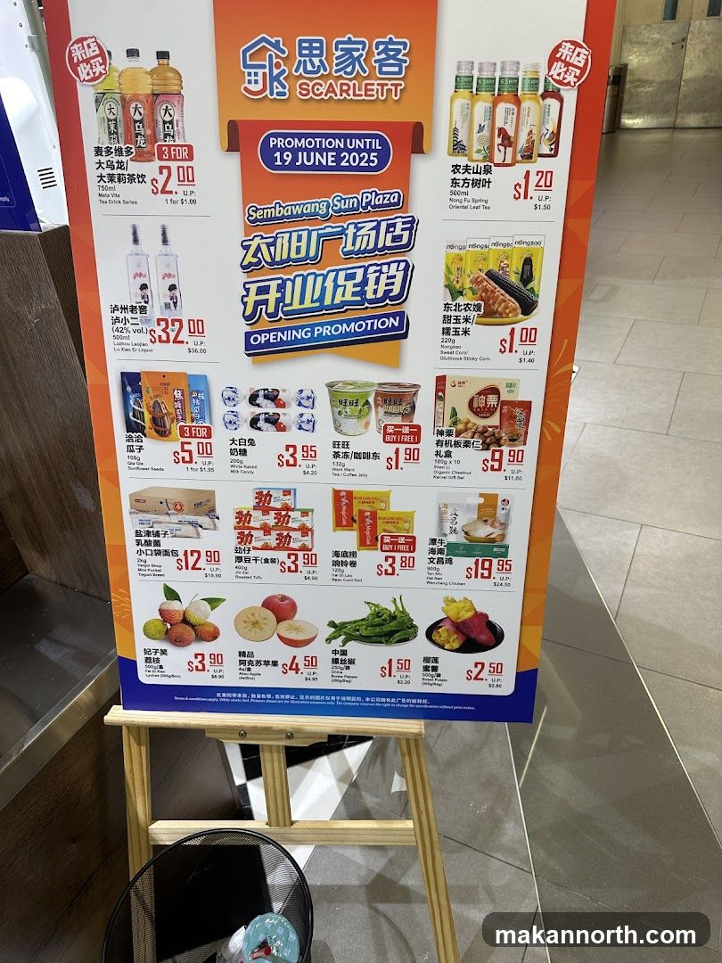 Scarlett Sembawang Sun Plaza Opening Promotion