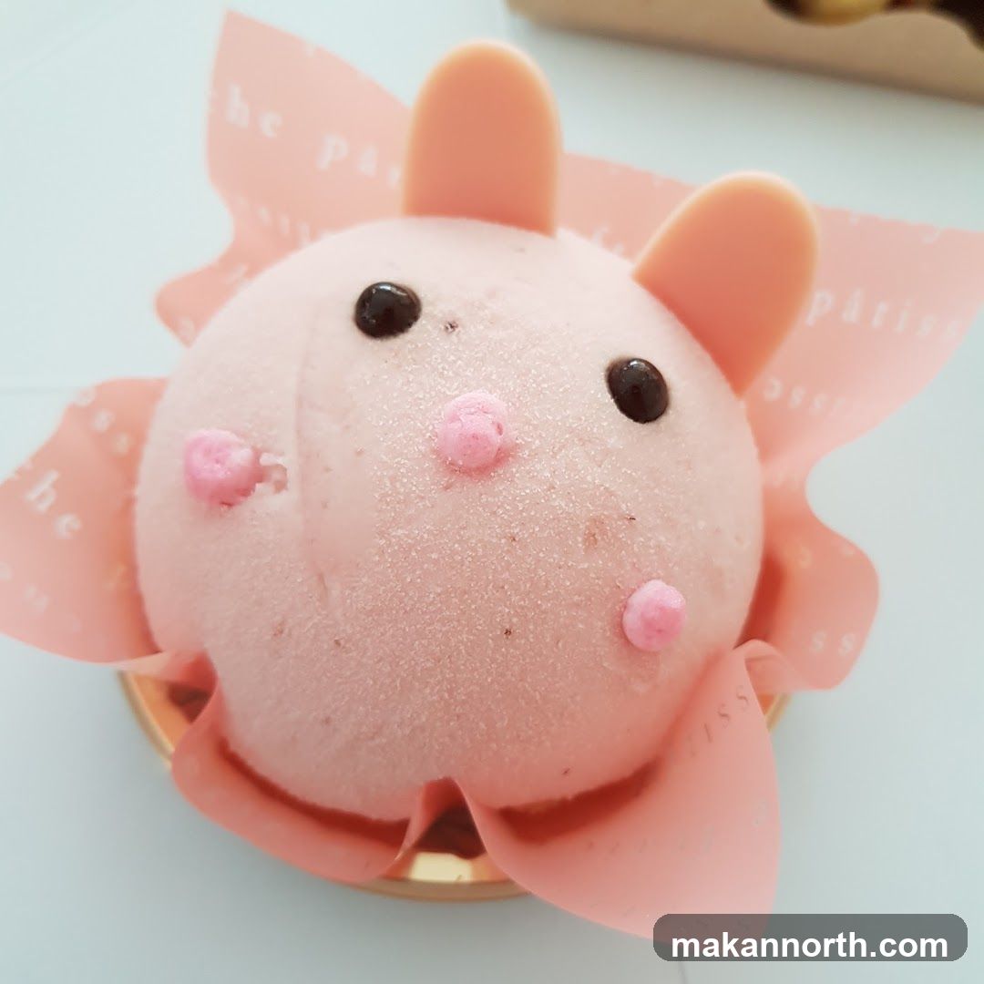 Bunny-shaped dessert