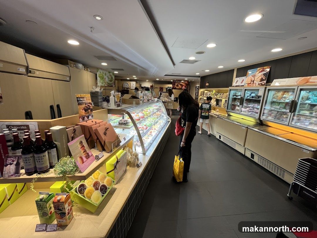 Interior of a pastry shop
