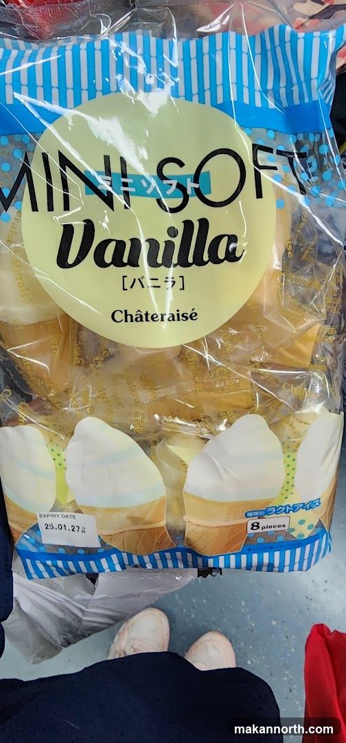 Chateraise Mini Soft Vanilla Ice Cream Cones