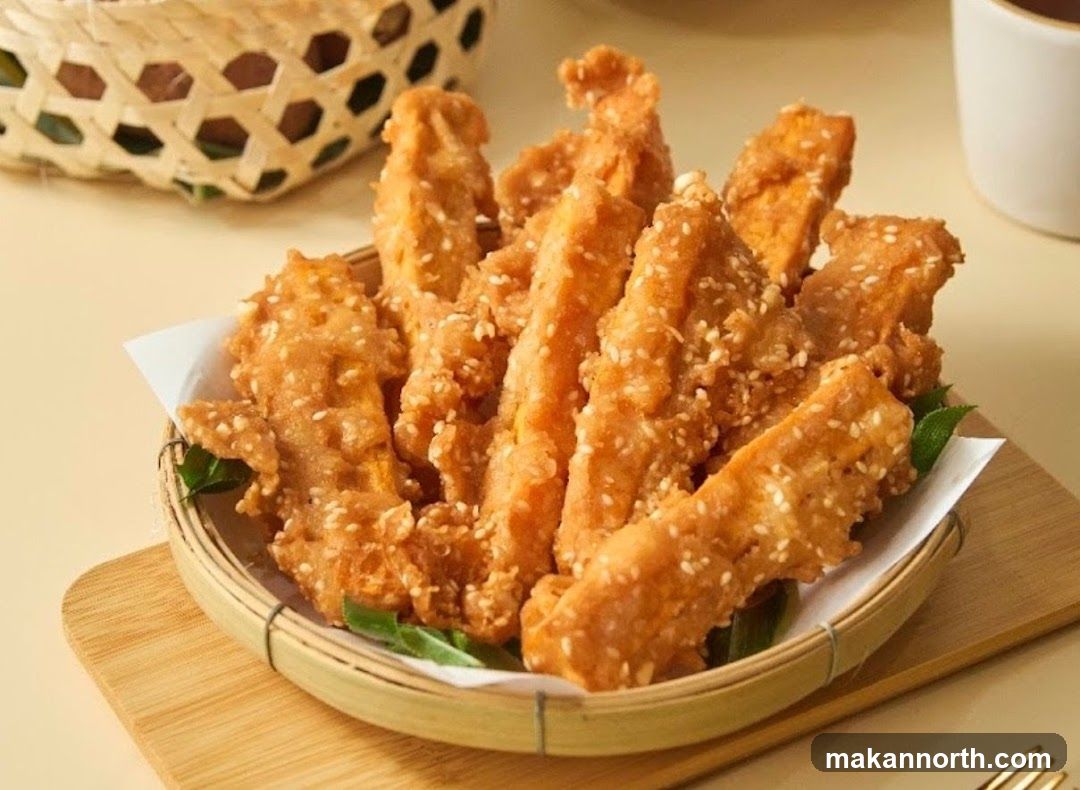 Fried Bananas with Sesame Seeds