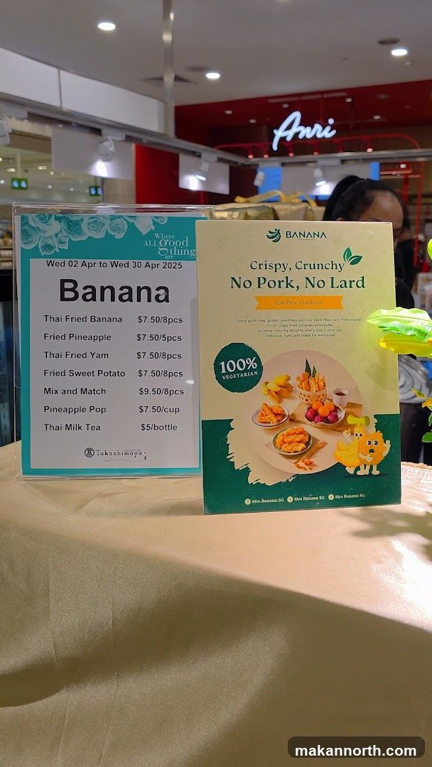 Banana Menu