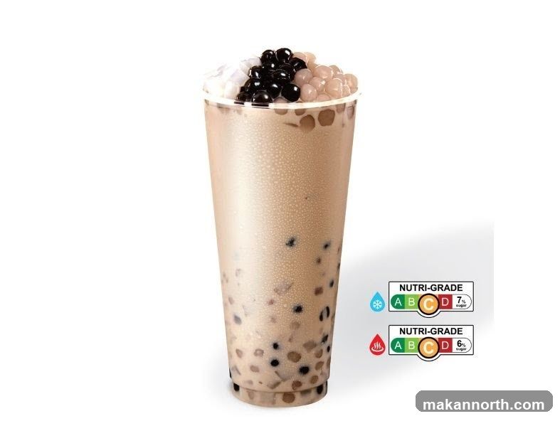 Bubble Tea with Nutri-Grade Labels