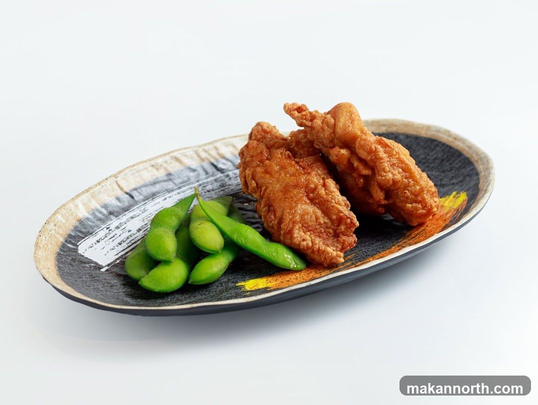 Fried Chicken and Edamame
