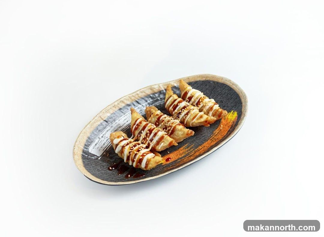 Fried Dumplings with Sauce