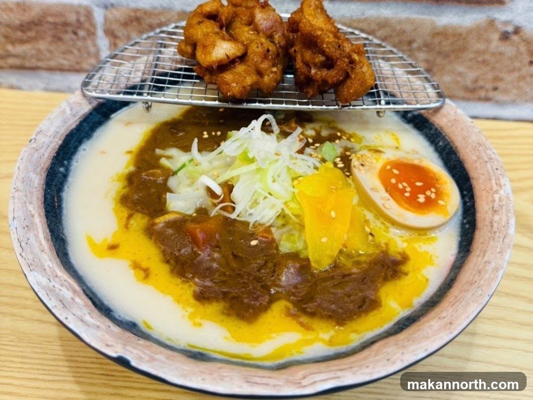 Curry Ramen with Fried Chicken