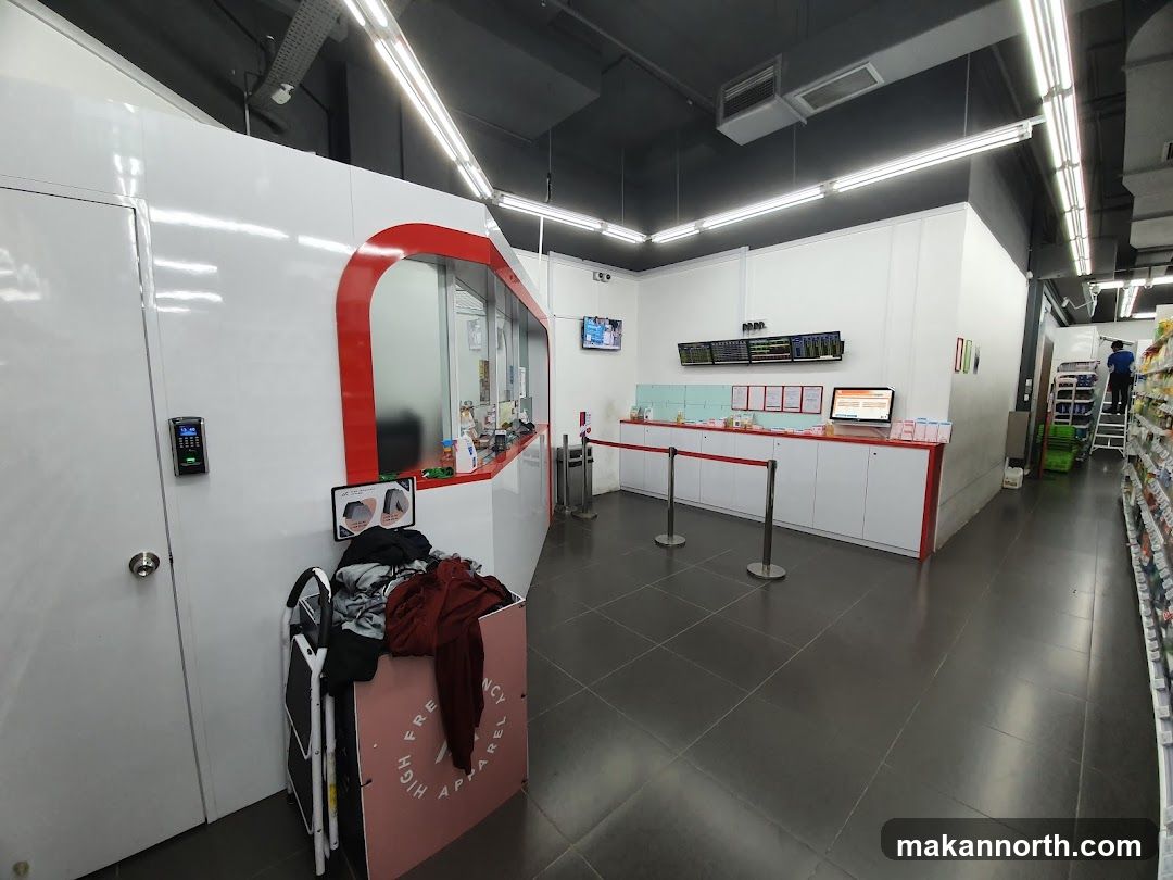 Store Interior with Service Counter