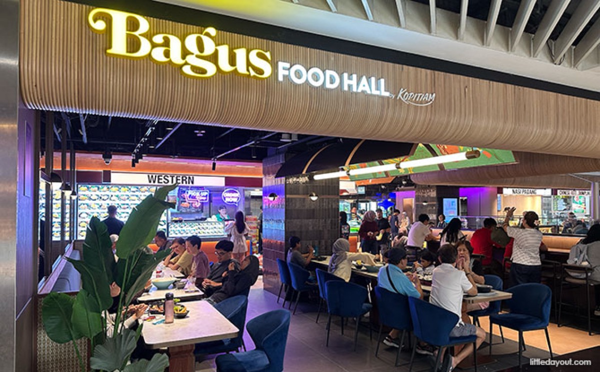 Bagus Food Hall at Northpoint City: 12 halal stalls, $4.50 rou jia mo and nasi ambeng